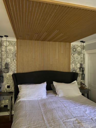 Customer photo review of Panneau acoustique bois | Noyer | De première qualité