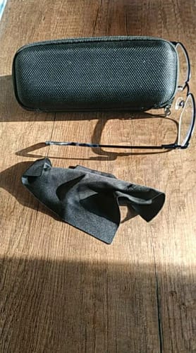 Customer photo review of Zenottic Eyeglasses Atwood