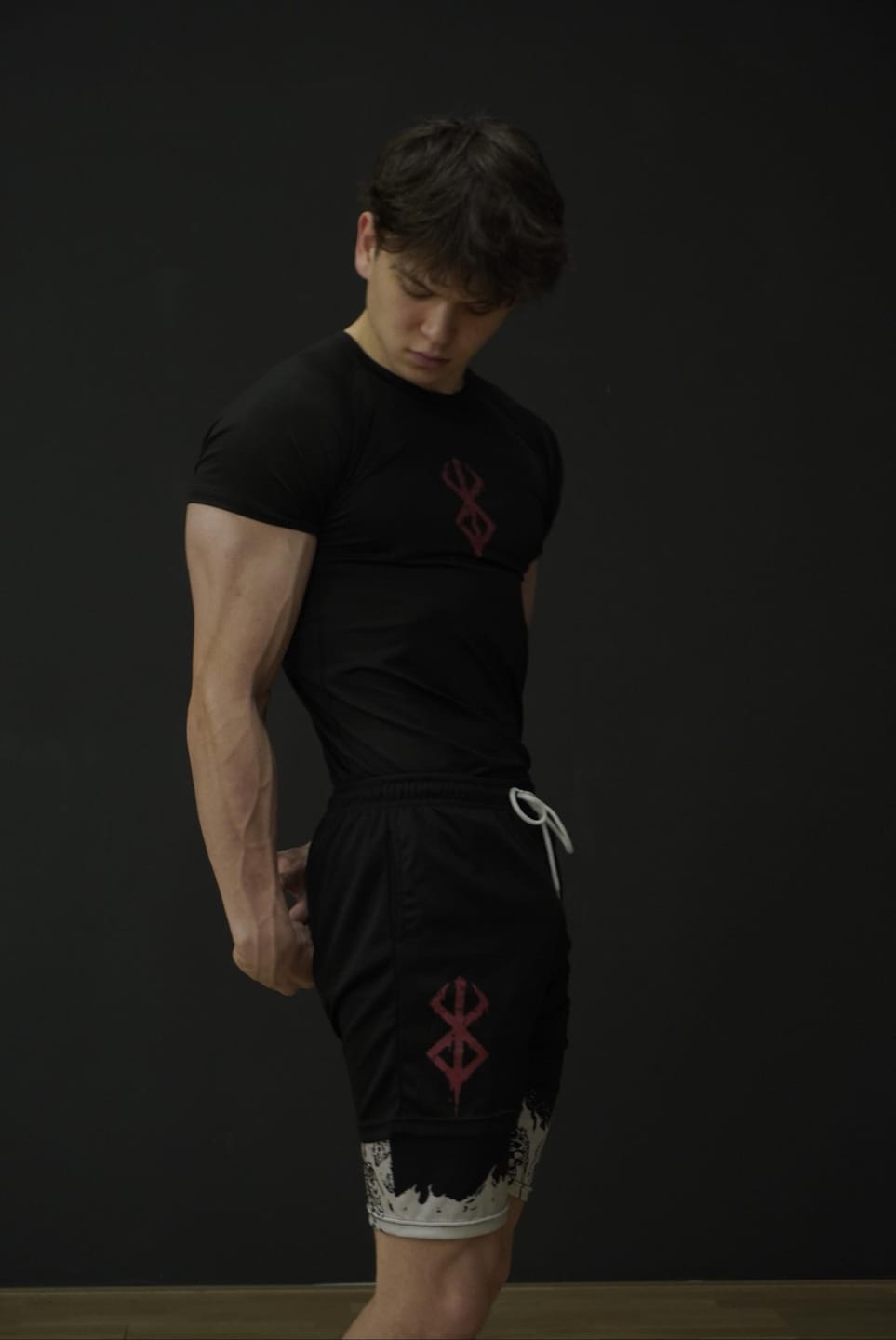 Customer photo review of Berserk Gym Shorts v1