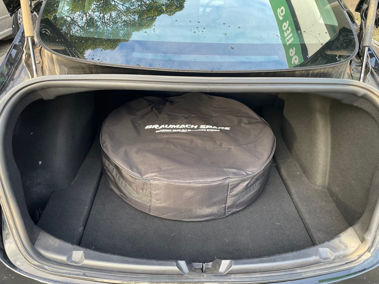 Customer photo review of TESLA Spare Wheel Kit Space Saver Tyre for Model 3  - HUB CENTRIC - SR LR, Performance, Highland - 2017-2026