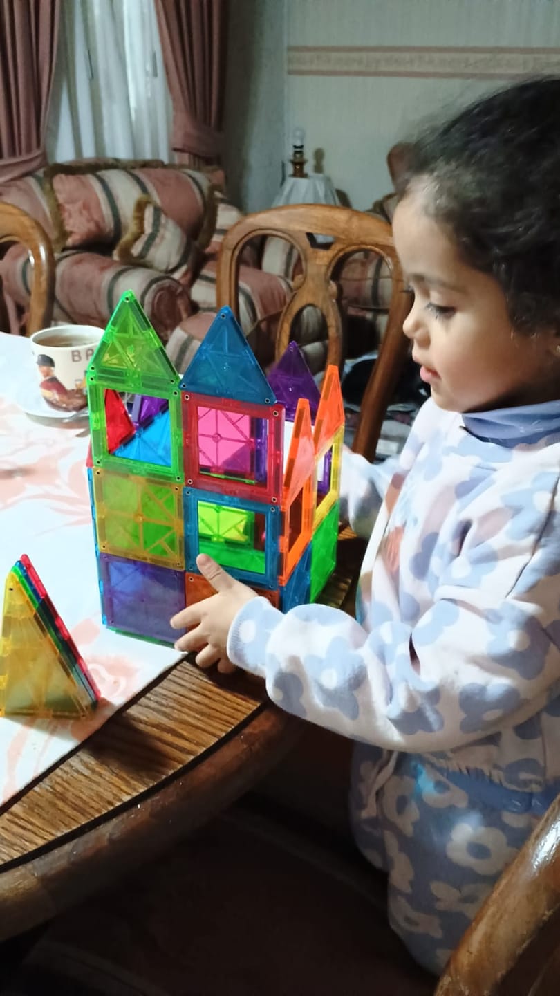 Customer photo review of Set de figuras magnéticas Imanix 32 piezas