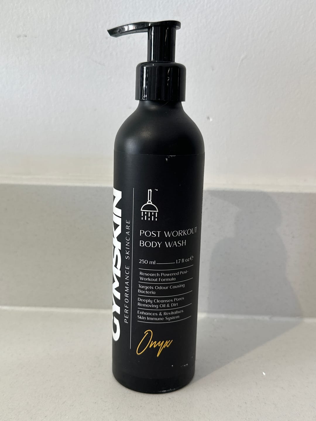 Customer photo review of POST WORKOUT BODY WASH