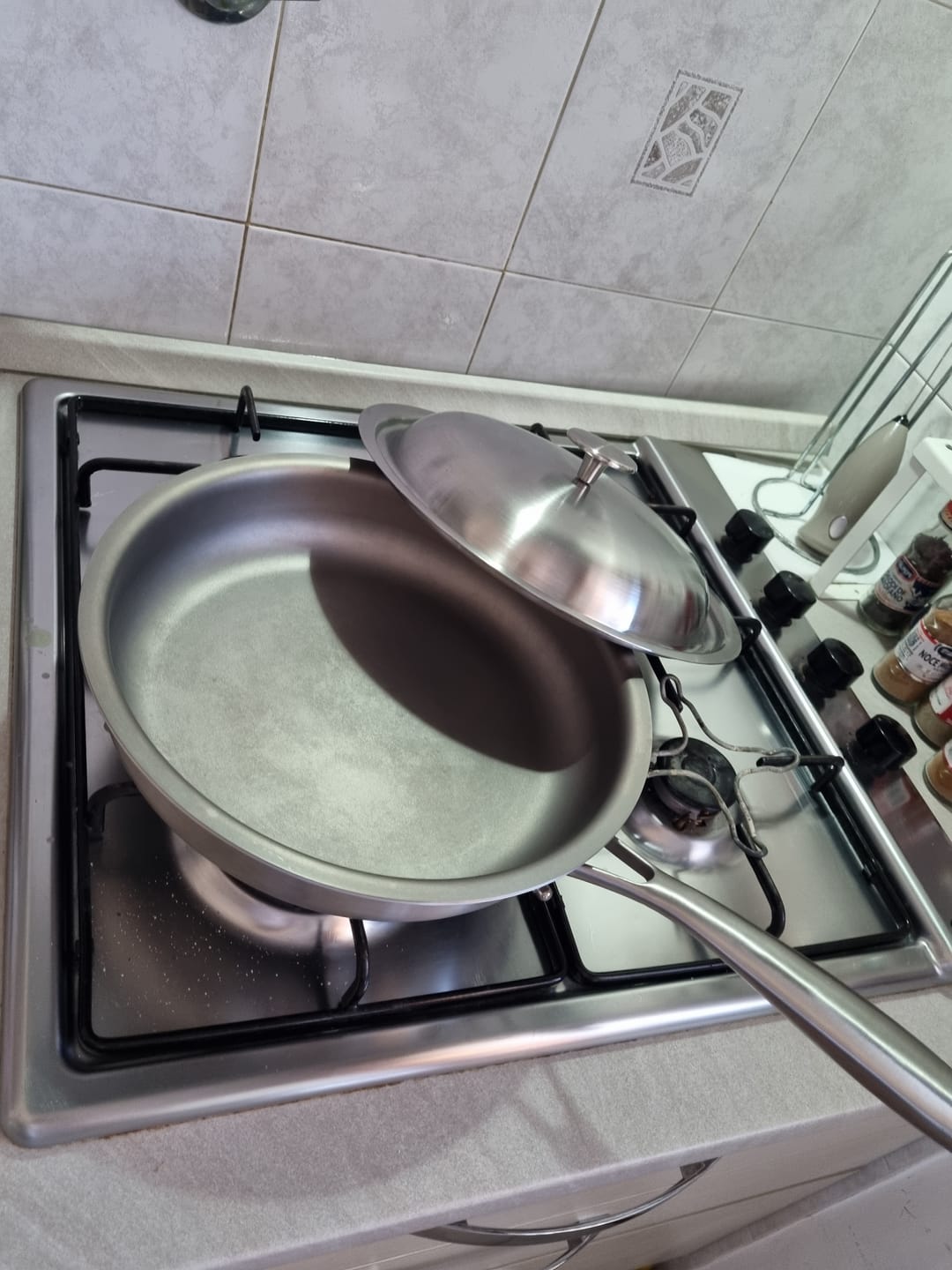 Customer photo review of Padella ∅ 26 cm - Superficie di cottura di puro titanio