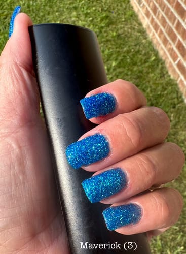 Customer photo review of D75 Vivien (Clear) Sheer Dip Powder