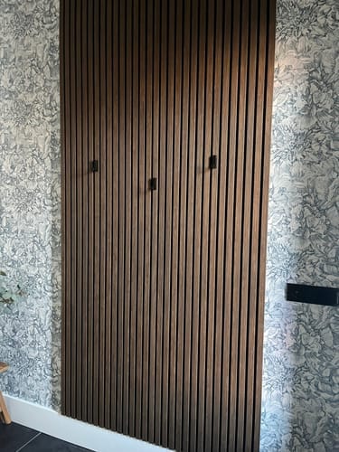 Customer photo review of Panneau acoustique bois | Noyer | De première qualité