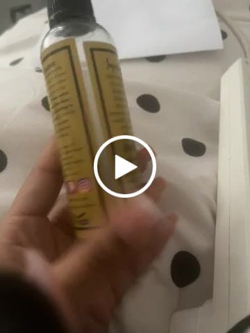 Customer video review of Hair Growth / Thickening Oil