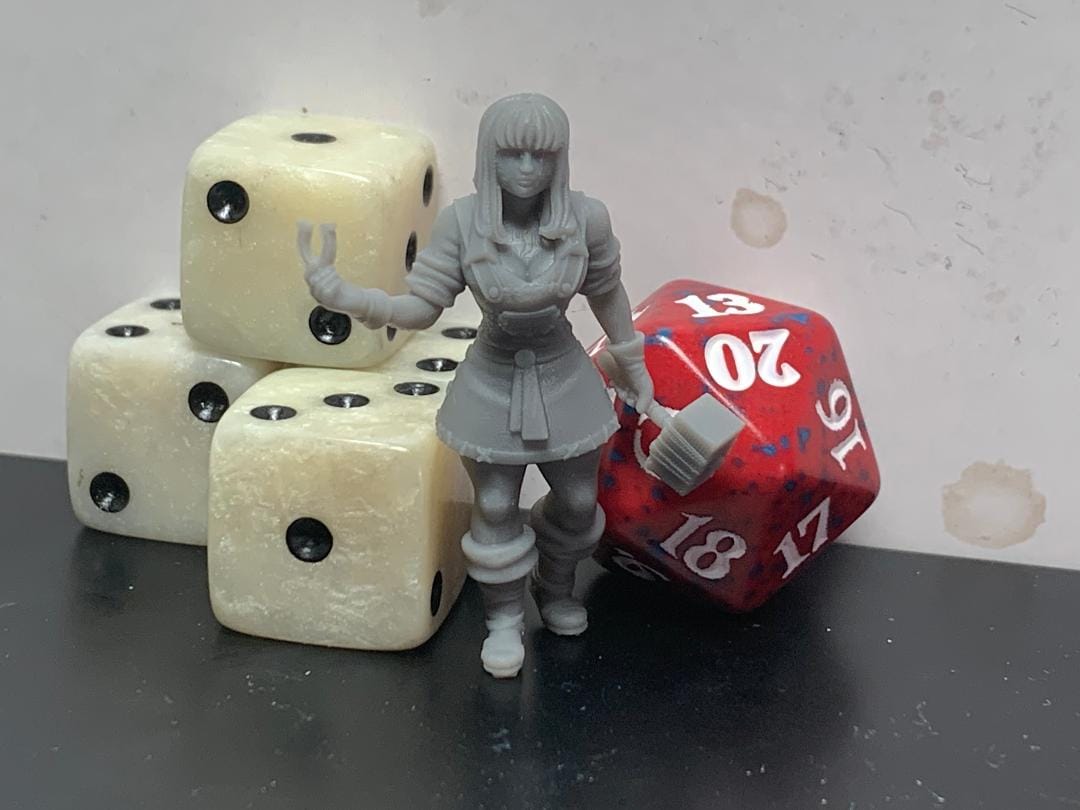 Customer photo review of Branda, Female Blacksmith