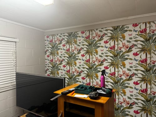 Customer photo review of Club Botanique Wallpaper - 3 Colours