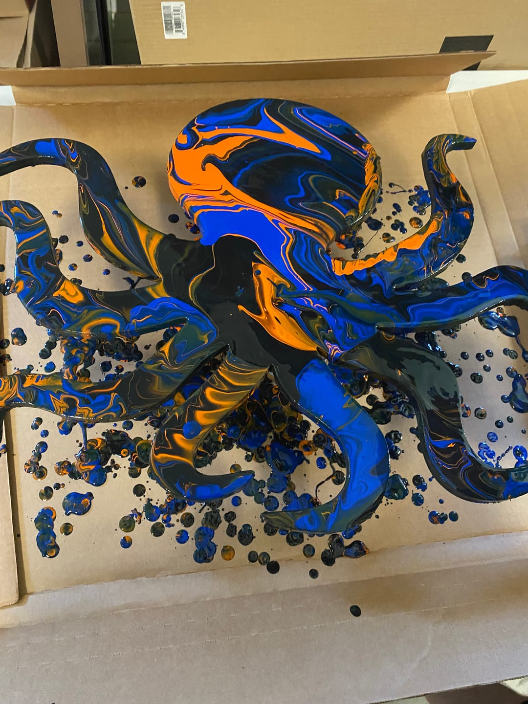 Customer photo review of Unfinished Wood Octopus Shape - Ocean - Craft - up to 24" DIY