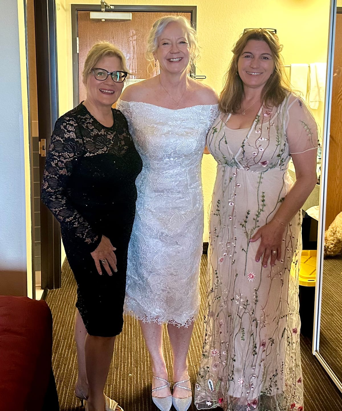 Customer photo review of Garden Lace Maxi Dress (Women)