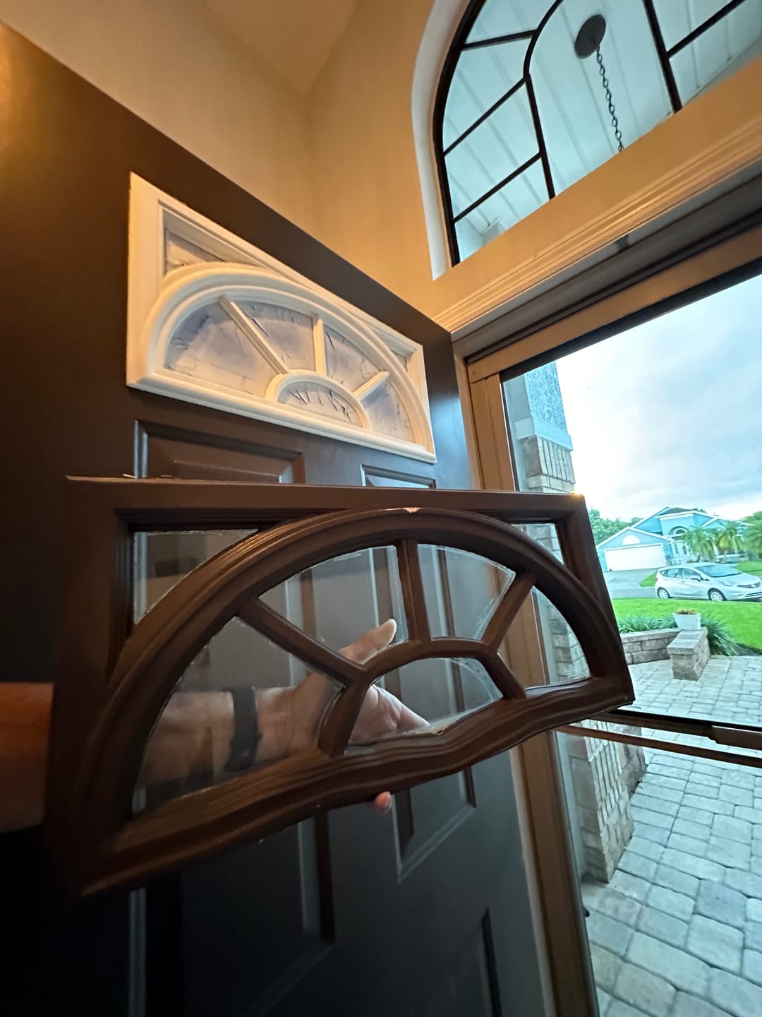 Customer photo review of Clear Starburst Glass and Frame Kit (24" x 11.5" Frame Size)