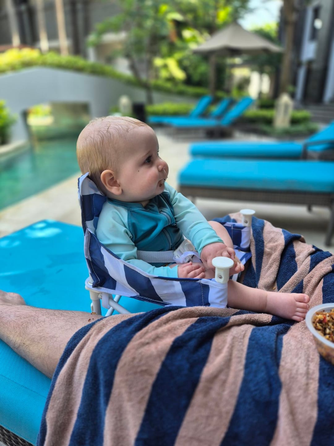 Customer photo review of Baby Travel Booster Seat