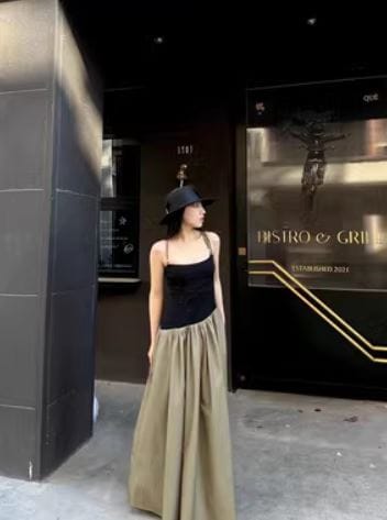 Customer photo review of Sherlyn Embroidery Dual Tone Maxi Dress