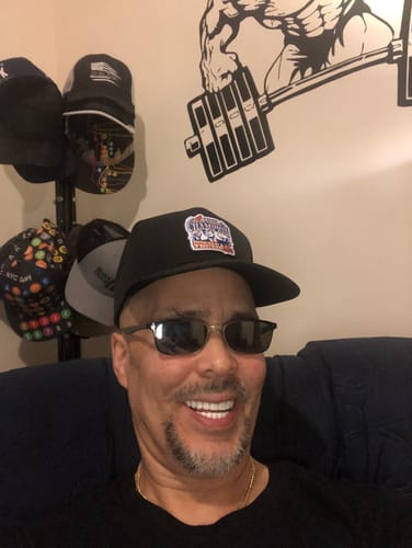 Customer photo review of 4 Time indictment Trucker Hat