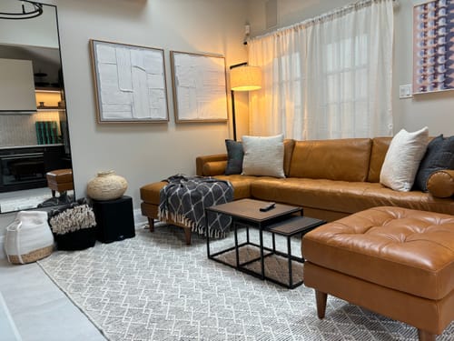 Customer photo review of Holland Left Sectional