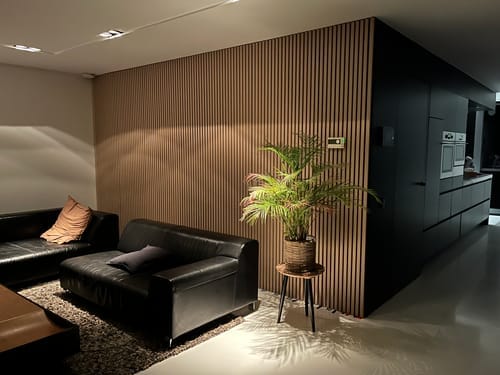 Customer photo review of Panneau acoustique bois | Noyer | De première qualité