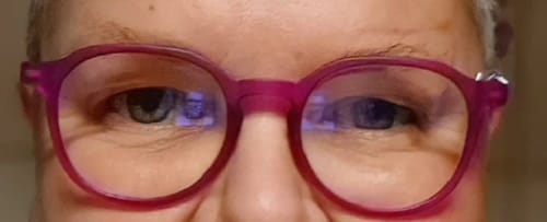 Customer photo review of Zenottic Reading Glasses Kenny
