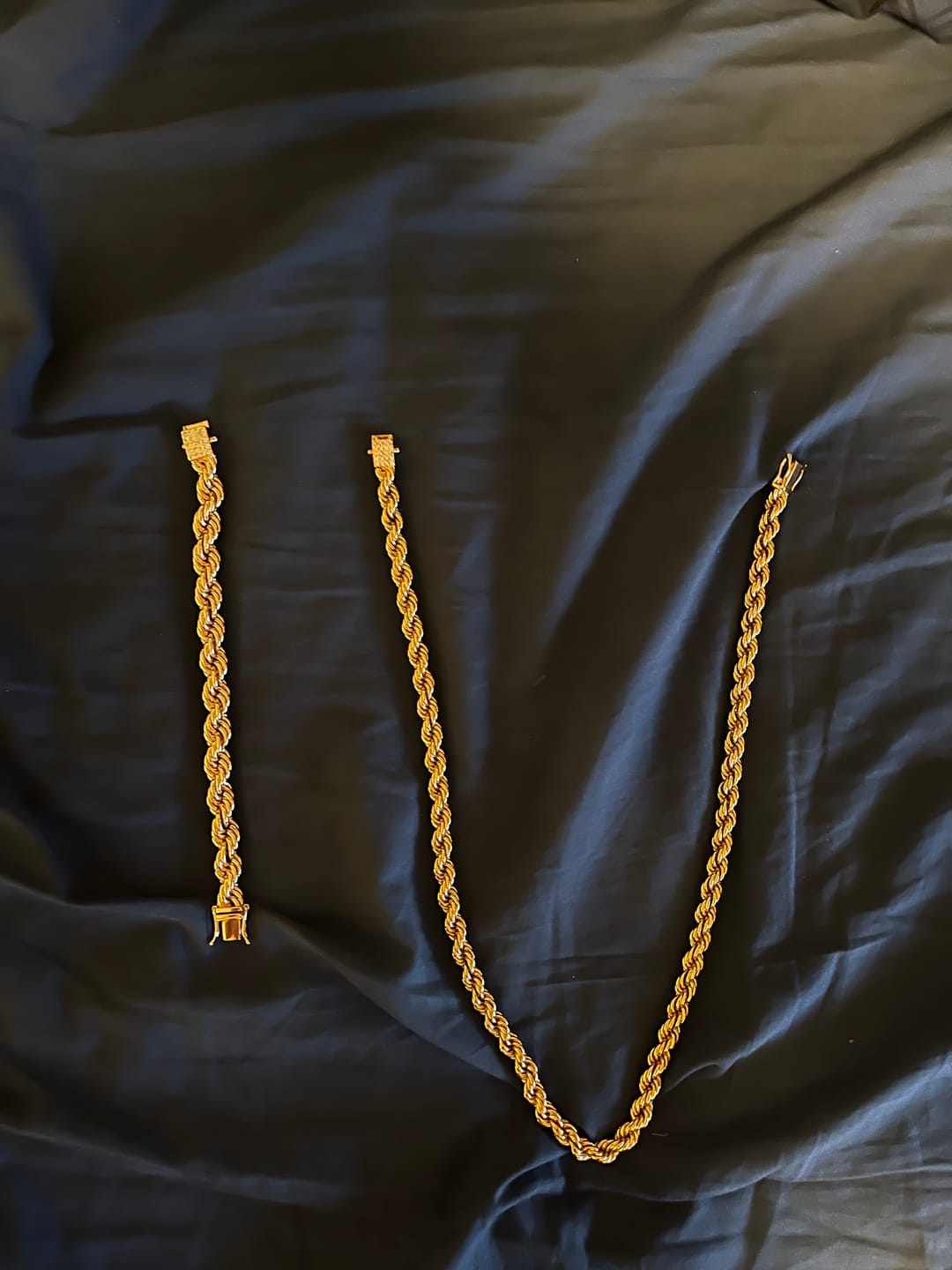 Customer photo review of Cordell Armband 10mm - 18K Guldpläterad