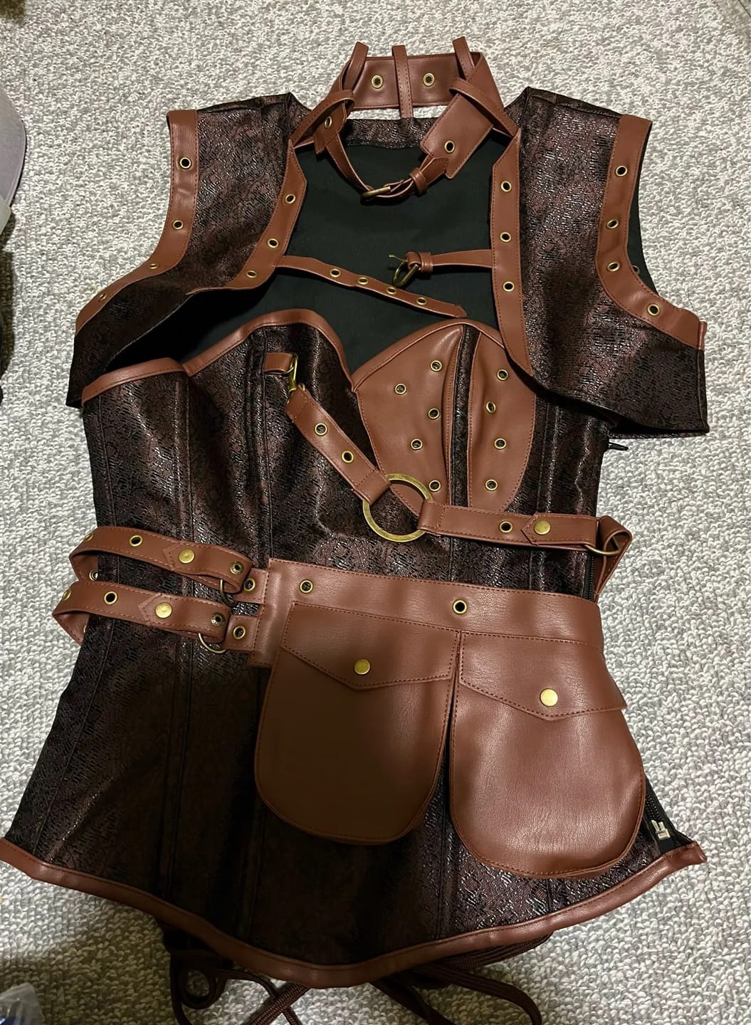 Customer photo review of Middle Ages Steampunk corset