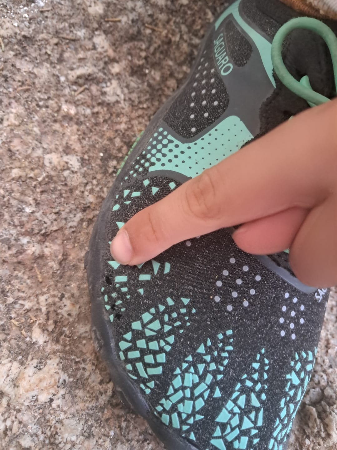 Customer photo review of Niños Fast Ⅰ - Zapatos Barefoot