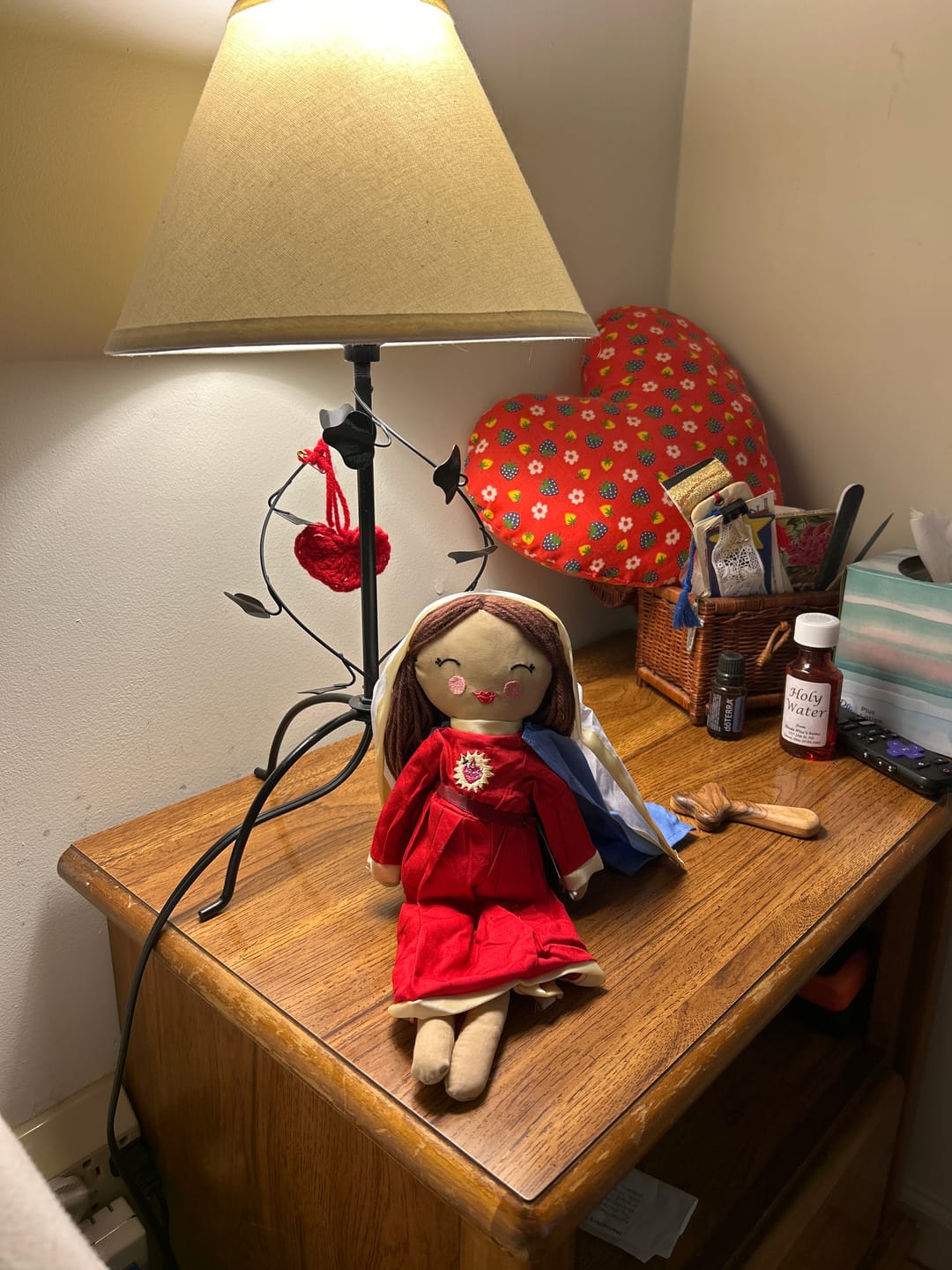 Customer photo review of Immaculate Heart of Mary Rag Doll