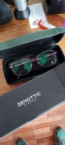 Customer photo review of Zenottic Eyeglasses Archer