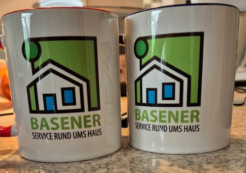 Customer photo review of Tasse zweifarbig Basener Service