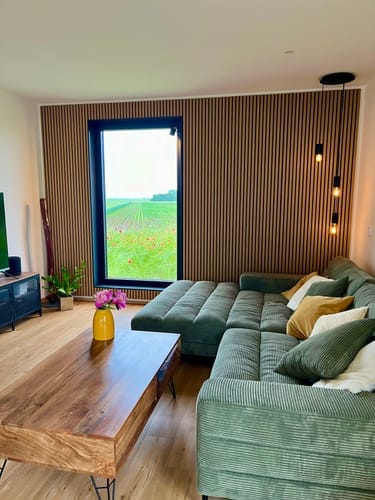Customer photo review of Panneau acoustique bois | Noyer | De première qualité