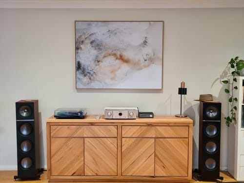 Customer photo review of Becoming by Irina Ventresca | Framed Canvas Art Print