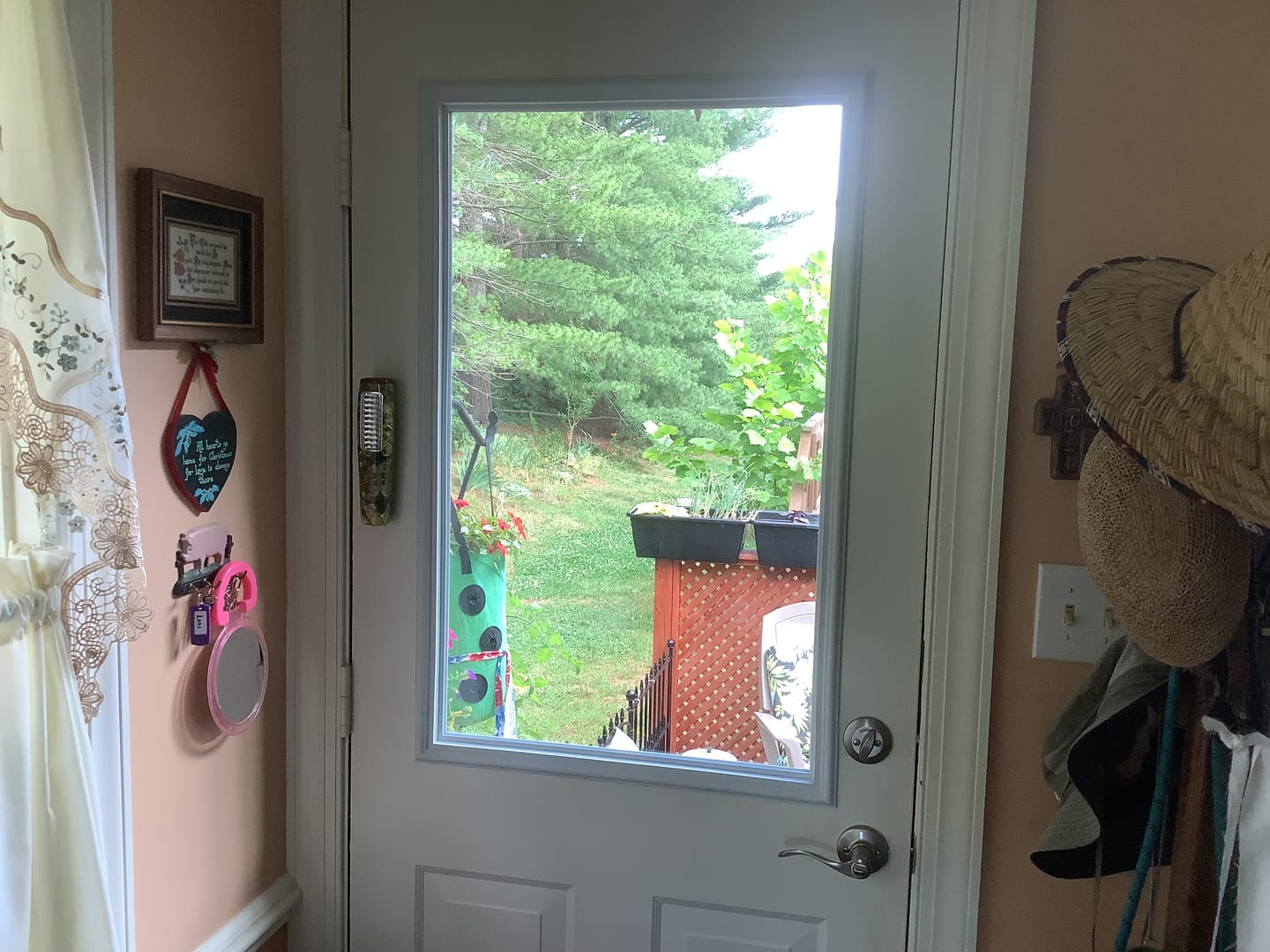 Customer photo review of Clear 1 Lite Glass and Frame Kit (Half Lite)