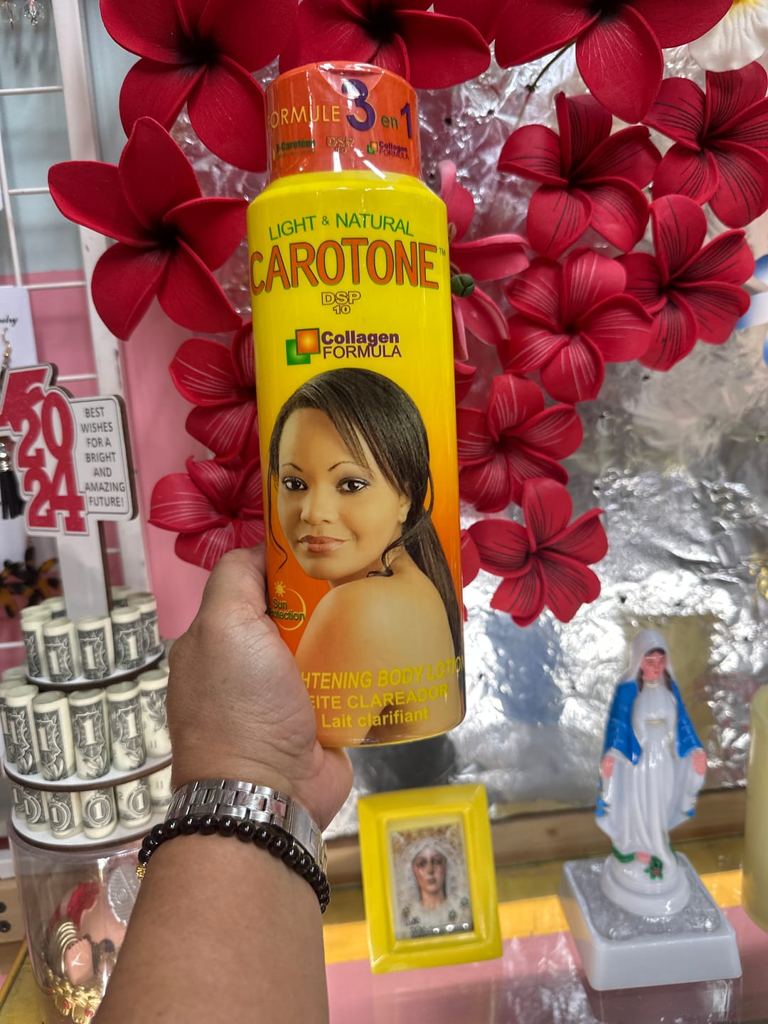 Customer photo review of Carotone Lotion 550 ml