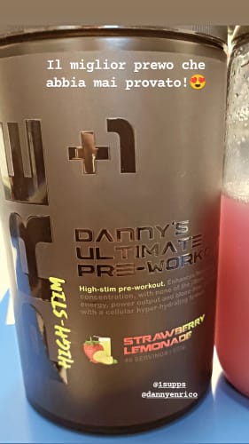 Customer photo review of +1© Danny's Ultimate Pre Workout High-stim (520g)