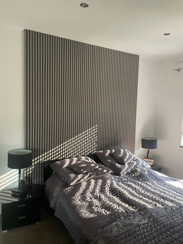 Customer photo review of Panneau acoustique bois | Noyer | De première qualité
