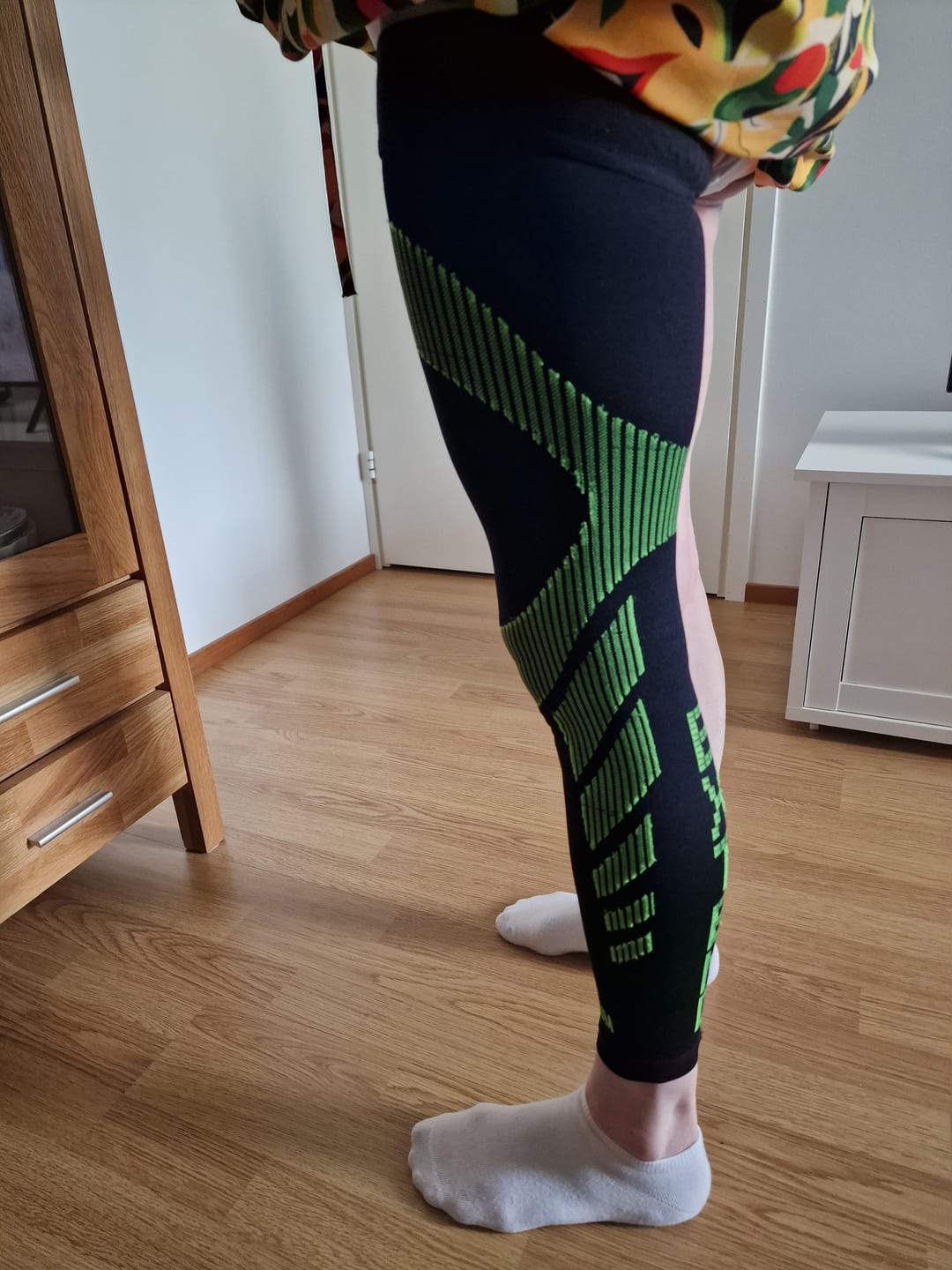 Customer photo review of eXtend High – Kompressio- ja hoitolahkeet – Paineluokka 2 - Musta/lime