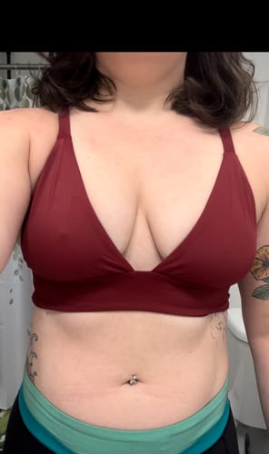 Customer photo review of 'Uplift' Plunging Bikini Top