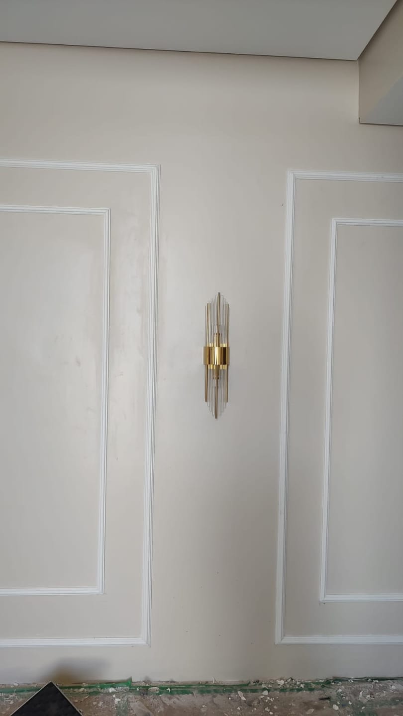 Customer photo review of Arandela de Parede Spartan Metal e Vidro