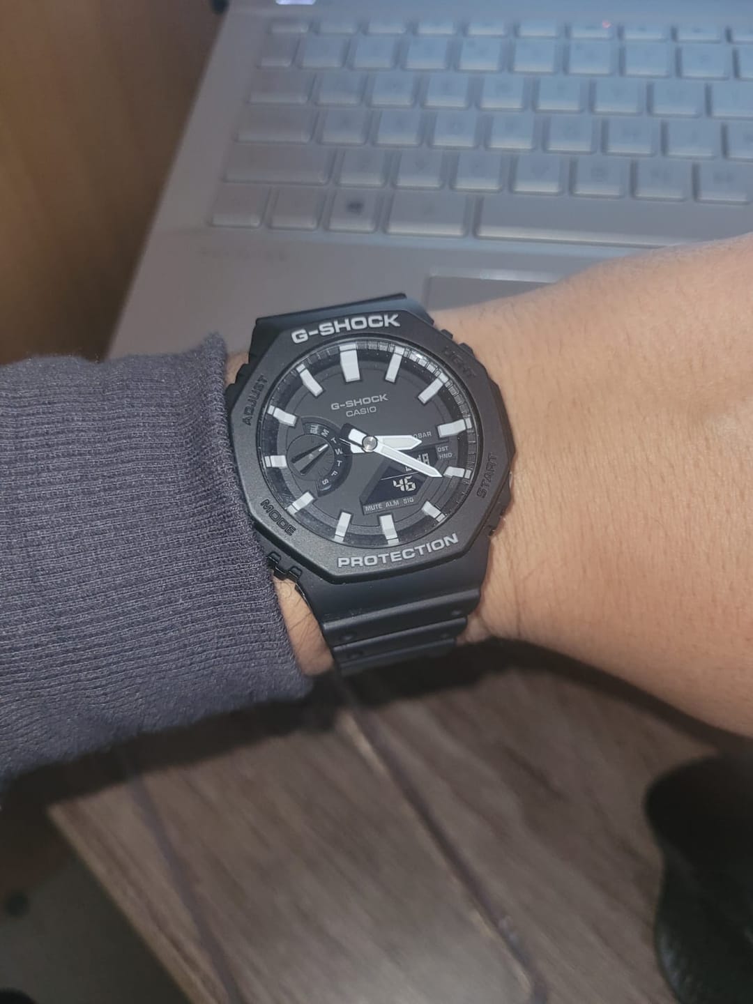 Customer photo review of Reloj Casio G-Shock Royal Oak "Casioak" GA-2100-1ADR Carbon Core Negro