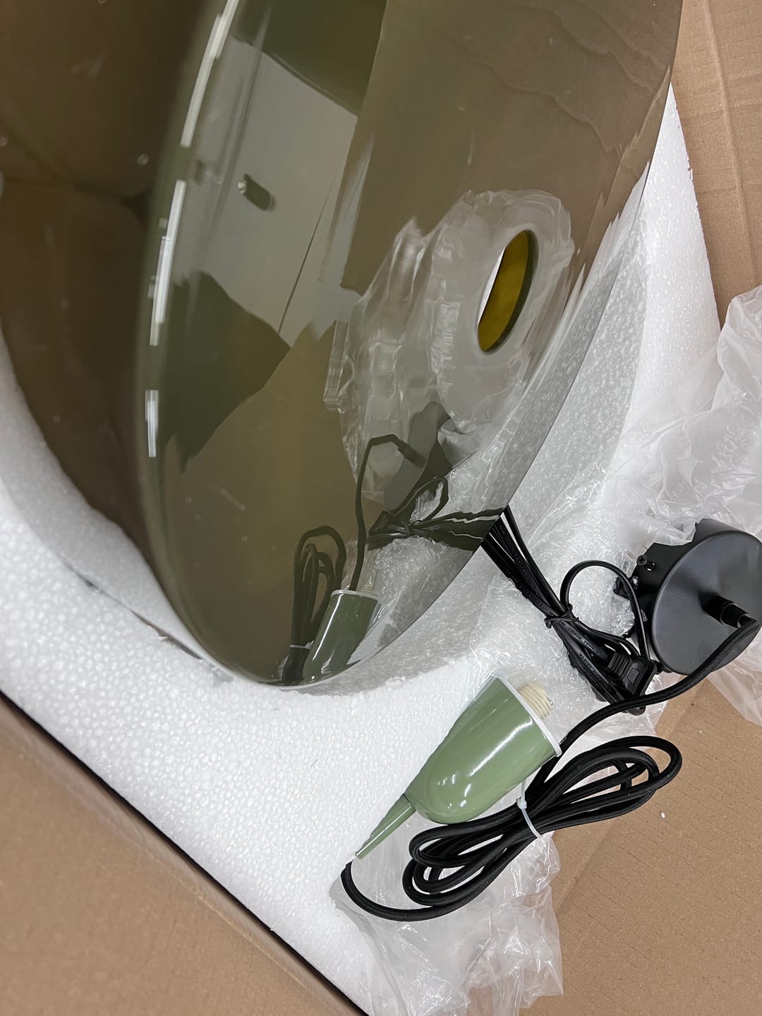 Customer photo review of Luminária Pendente Moderna Nórdica