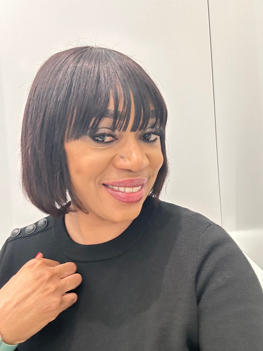 Customer photo review of NALEDI - Brazilian Fringe Bob