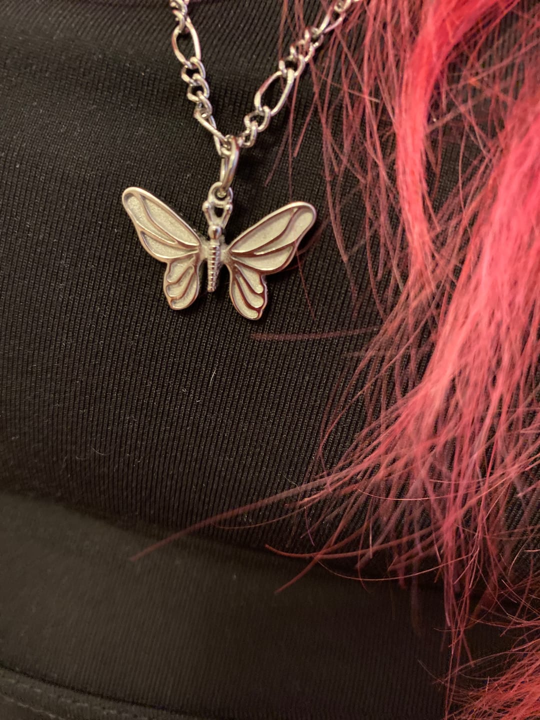 Customer photo review of BUTTERFLY PENDANT