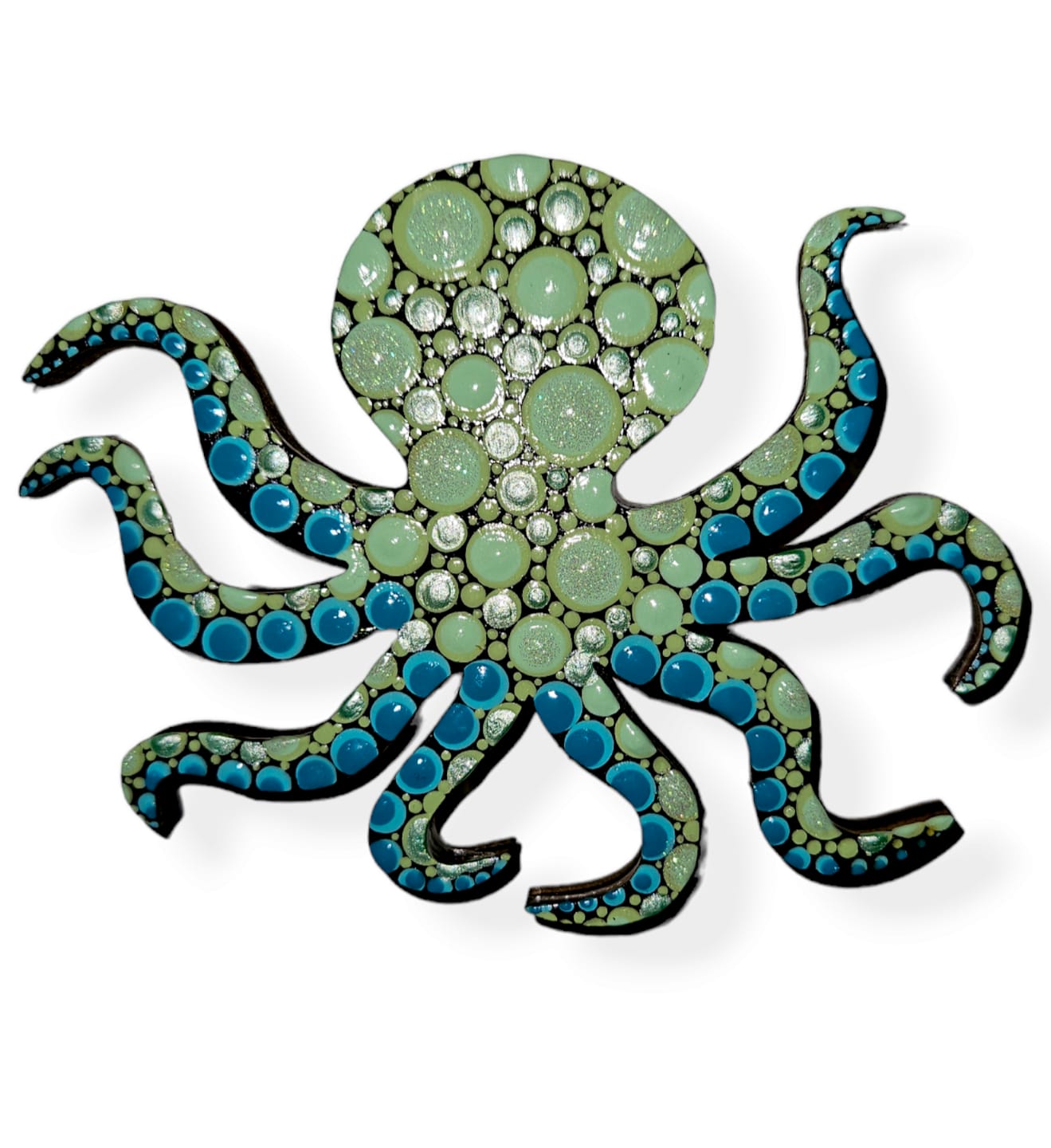Customer photo review of Unfinished Wood Octopus Shape - Ocean - Craft - up to 24" DIY