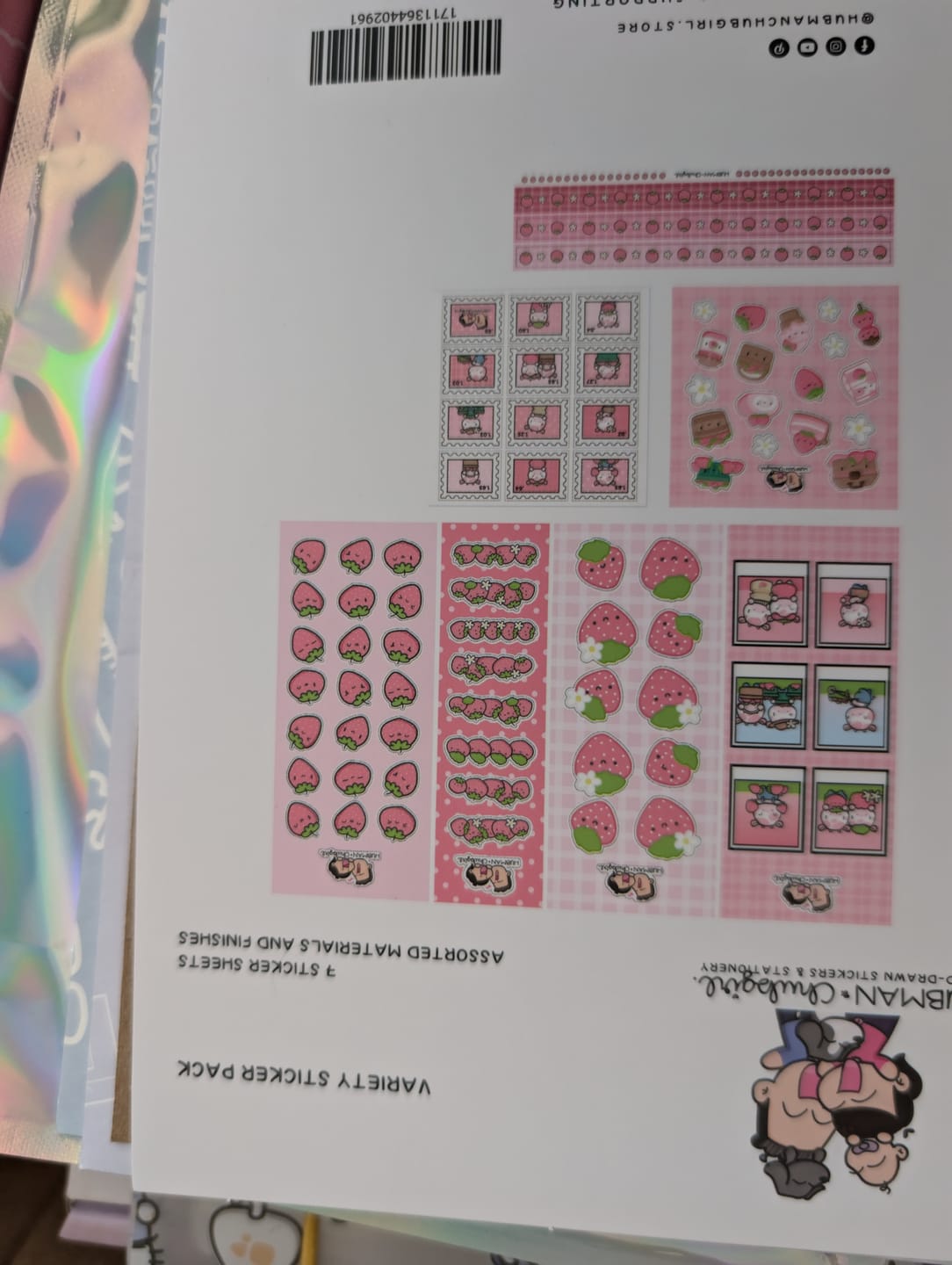 Customer photo review of Happy Dinos Variety Sticker Pack