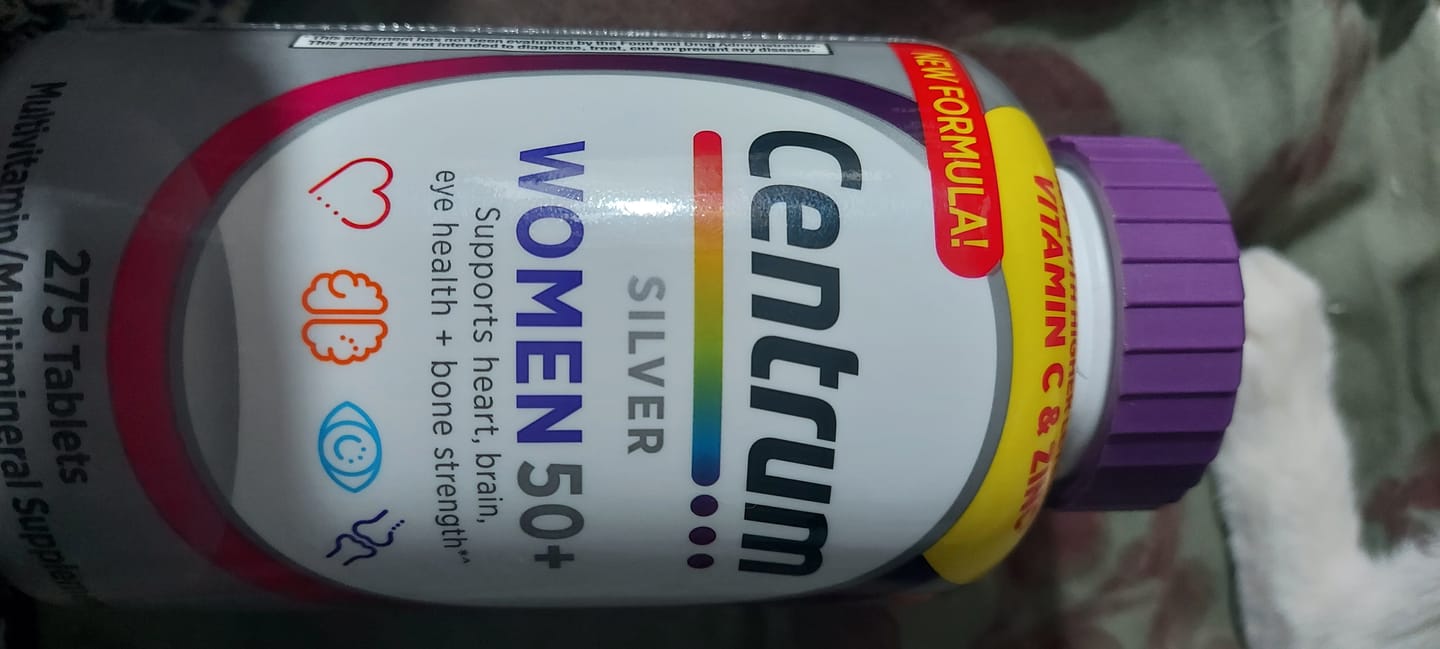 Customer photo review of Centrum Silver - Multivitamina para Mulheres acima de 50 anos (275 Caps)