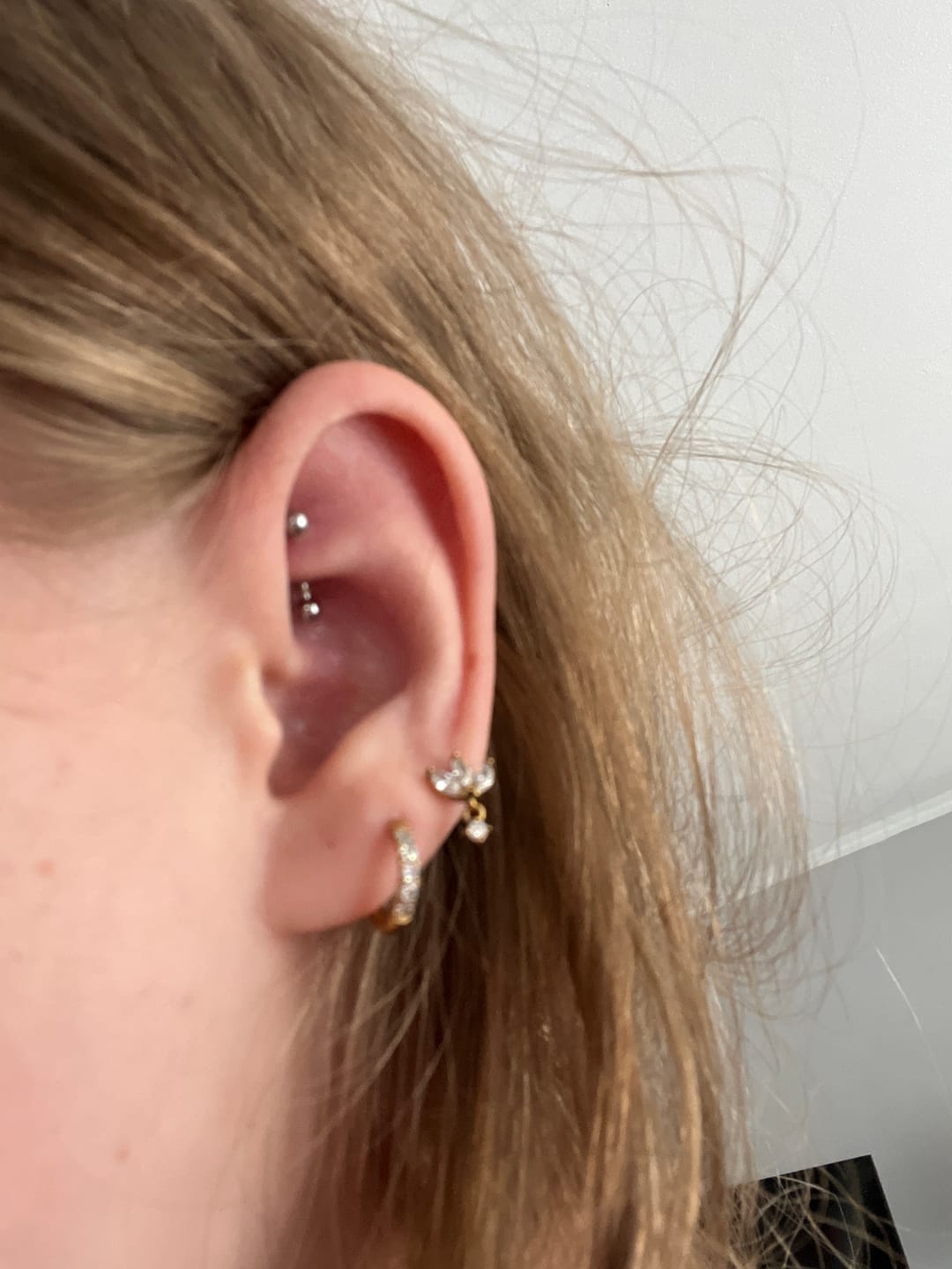 Customer photo review of Klara Ohrringe | 18K vergoldet