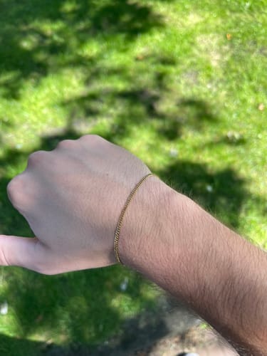 Customer photo review of CUBAN BRACELET 1.8MM