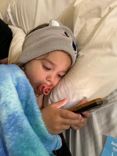 Customer photo review of Bandou™ 2.0: Award-Winning Kids Headphones