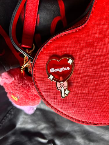 Customer photo review of Heart Lollipop Transparent Pins