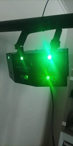 Customer photo review of LITLAMP™ 9-Eye Laser Party Light