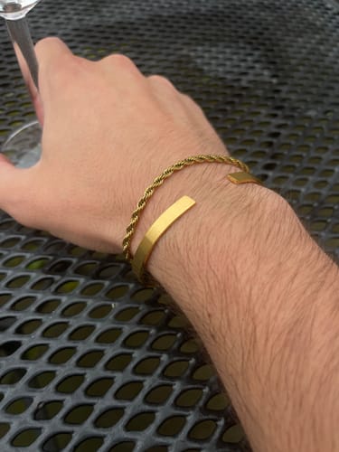 Customer photo review of ROPE BRACELET 3MM