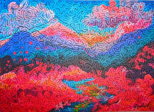 Customer photo review of Hope on the Horizon Wood Jigsaw Puzzle